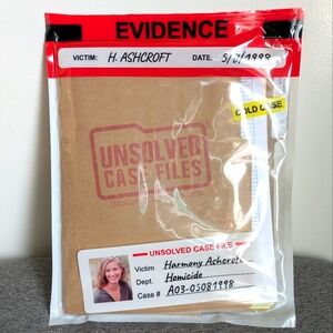 Harmony Ashcroft Unsolved Case Files Murder Mystery Game Puzzle